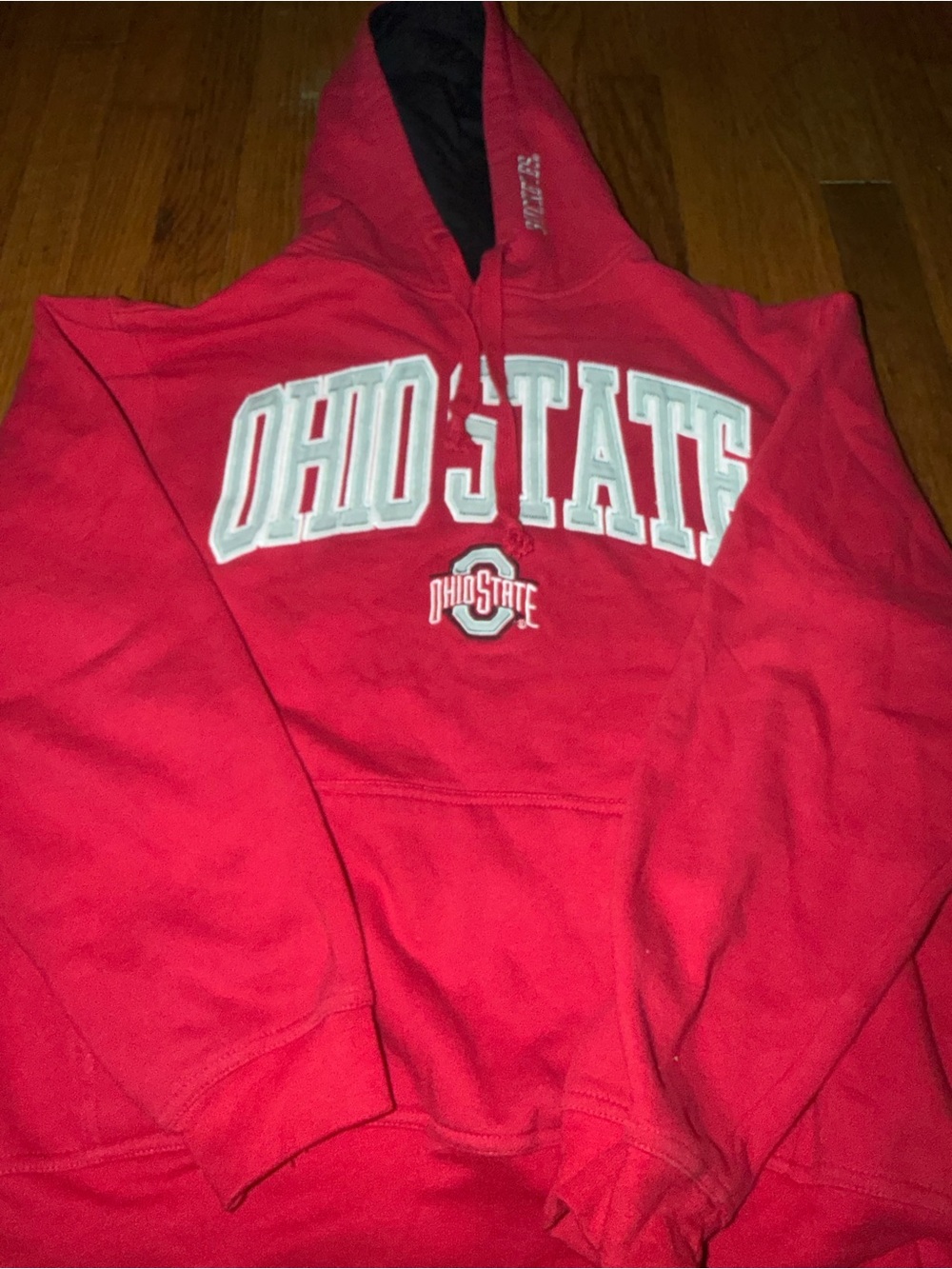 Ohio State Women's Red Pullover Hoodie